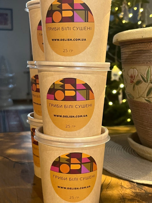 Гриби білі сушені 25 грам - Щось Смачненьке