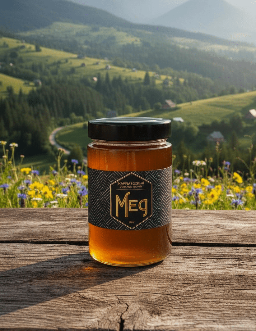 Мед карпатський 550 грам - Щось Смачненьке